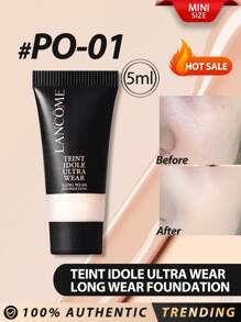 Lancôme 兰蔻[迷你]TEINT IDOLE ULTRA WEAR 持久粉底液 #PO-01 5ml / 可叠加全覆盖粉底液 - 持久防水 - 自然哑光效果 - #PO-01 5ml - 查看 1