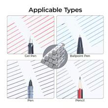 10pcs Matte Rubber Erasers, Suitable For Pencil, Ballpoint Pen And Fountain Pen, Multifunctional, Suitable For School Exams, Random Colors And Styles, Back To School Essential - Multicolor - View 7