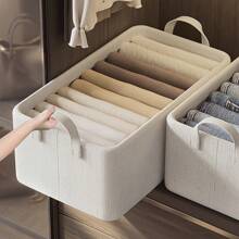 1 stuk bureau-organizerbox, opvouwbare opbergmand van bamboevezels en staal, geschenkdoos, opbergmand voor kleding/speelgoed/snacks, badkamerdecoratie, zomer, terug naar school