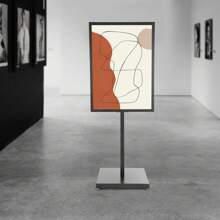 Display Poster Stand Advertising Display Stand Advertising Stand 90*65cm - Black - View 1