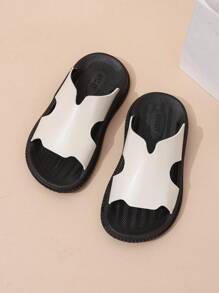 1 Pair Newborn Soft Sole Slippers, Fashionable Indoor/Outdoor Solid Color Baby Shoes For Summer
