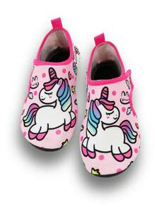 Girls' Waterproof Water Shoes With Thick Soft Soles, Lightweight & Breathable Outdoor Beach Water Trekking - Hot Pink - View 3