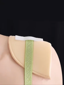 1 对肩垫外套防滑肩衣海绵肩衬加厚插入物可拆卸无缝肩垫女士 - 彩色 - 查看 1