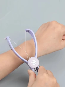 1pc Pain-Free Facial Hair Remover, Spring Coil Waxing Tool For Cheeks, Eyebrows, And Chin, Portable DIY Beauty Tool For Women, Non-Waterproof, Low Allergenic, For Face Use