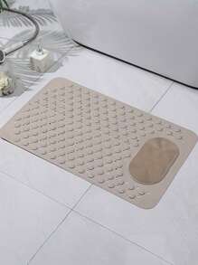 1pc Non-Slip PVC Bath Mat With Massage Nubs - Rectangular, Dot Pattern, Shower And Bathroom Rug, Bath Mats For Bathroom Home Bathroom Decor Fall Decor Back To School - Multicolor - View 8