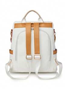 Mochila antirrobo con gran capacidad para mujer de estilo elegante para viajes y portátil, diseño chic callejero
