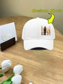 [Customizable] 1 Customizable Printed Photo, Logo, Text Baseball Cap, Trucker Hat, Unisex Design, Suitable For Parties, Holidays, Anniversaries, Collections, Durable, Cute, Vivid Colors, Y2K, Fashion, Unisex, Casual, Customized, Personalized, Unique, Ideal Gift For Him - Multicolor - View 10