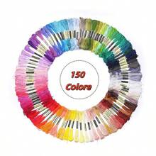 Chỉ thêu 50, Chỉ thêu vòng tay tình bạn màu cầu vồng với 12 lõi chỉ để làm vòng tay, Đồ thủ công may vá cho người lớn, Đan chữ thập thủ công, Một món quà tuyệt vời cho bà của mẹ! - Nhiều màu - Xem 11