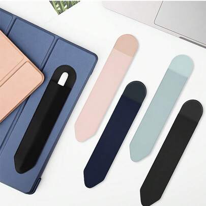 1pc Pen Holder Sticker Compatible With Apple Pencil Pro, Apple Pencil (USB-C), Apple Pencil 1st/2nd Generation, Elastic Pencil Case With Cap, Compatible With IPad Gifts For Mother, Family, Friends, Birthday, Holiday Pen Accessories