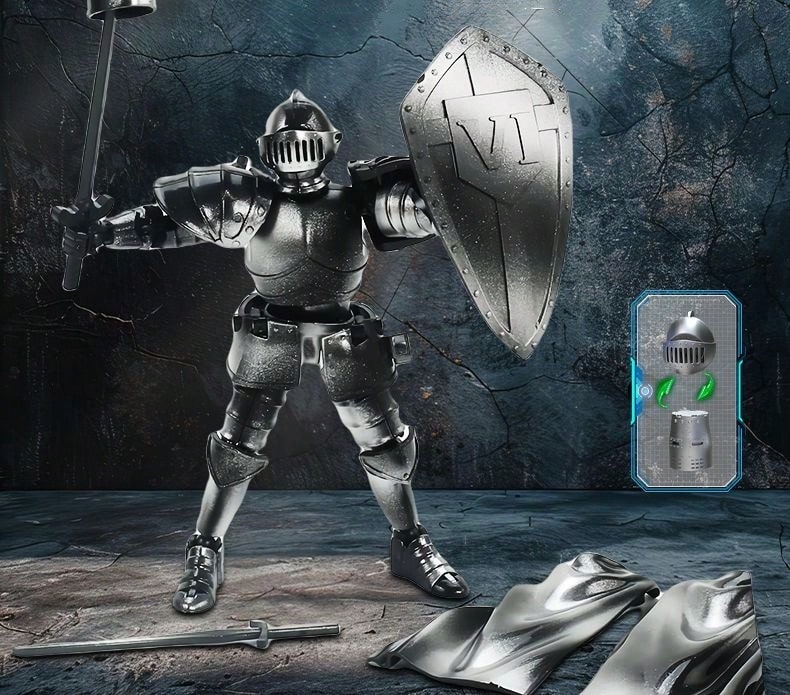 Knight Shein Medieval Roman Knight Articulated Action Figure DIY Toy, New Year Gift ...