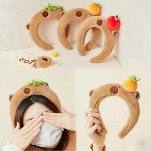 1 Cute Dolphin Plush Headband - Solid Color Velvet Dress Up Headband, Suitable For Face Washing, Party Role Playing, Animal Theme Accessories, Carnival/Birthday Party, Party/Dress Up Home Bathroom Decor Fall Decor Back To School Hair 