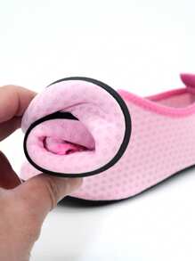 1 双儿童夏季水鞋户外水上鞋瑜伽鞋卡通防滑透气沙滩鞋训练鞋 - 淺粉色 - 查看 7