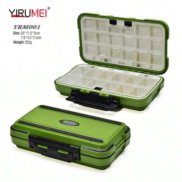 YIRUMEI Waterproof Fishing Tackle Box Fishing Accessories Tool Storage Box Fish Hook Lure Fake Bait Boxes For Carp Fishing Goods
