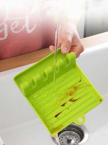 Rejilla multifuncional de cocina para almacenar utensilios - Estante de apoyo para espátulas, cucharas, palillos, tapas de ollas, tapas y platos. Organizador de cocina esencial para el hogar