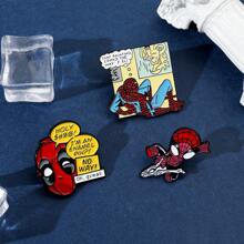 Disney Disney 1/3 Pcs Creative Cartoon Brooch Set Personalized Character Styling Enamel Pins Backpack Clothing Jewelry Metal Badge Accessories A Gift For Friends