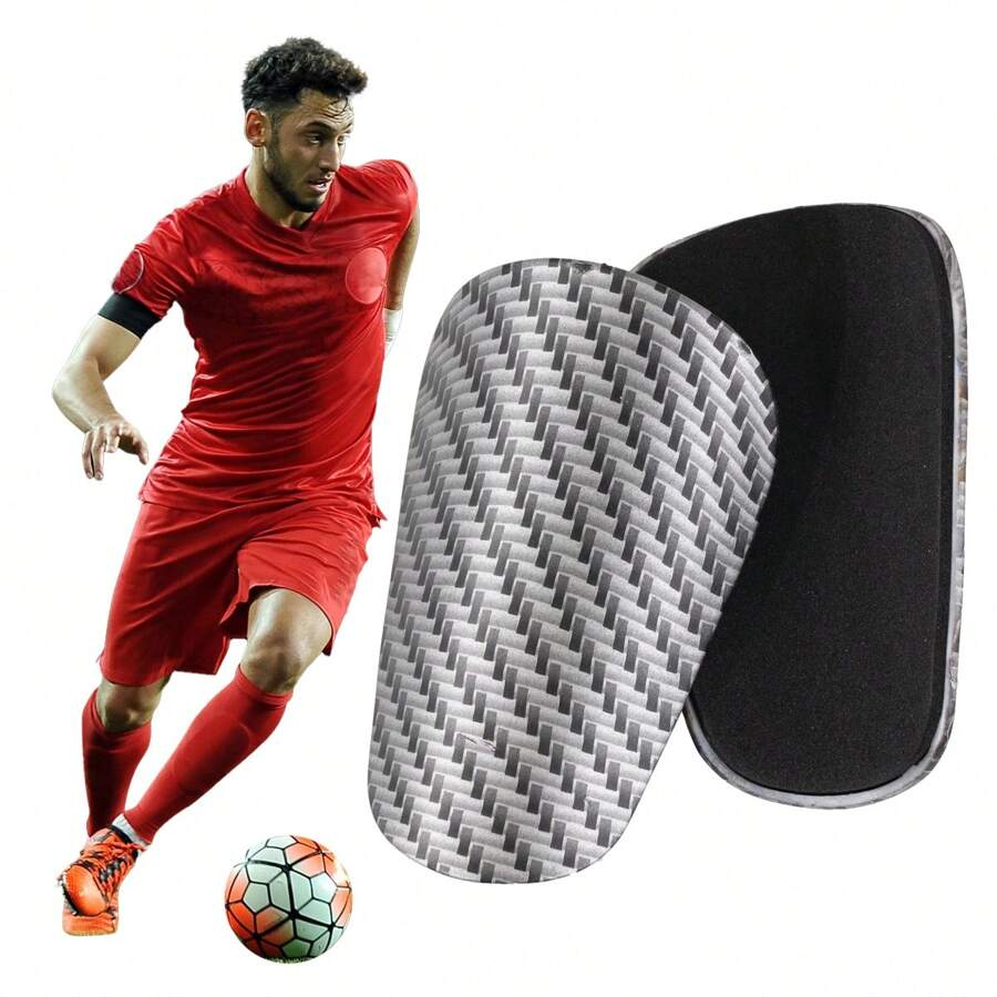 1 对超迷你足球护腿板 - 超小型足球护具 - 轻便舒适，男女通用