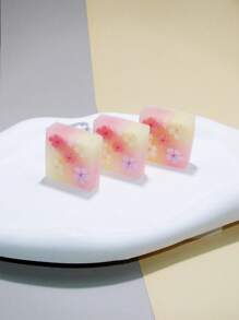 3 piezas de gomas de borrar con diseño de flor de cerezo, ideales como regalo para estudiantes
