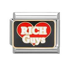 1件套模块化串珠手链DIY套装，饰有花朵、海洋、眼睛、月亮、心形元素，适合作为派对礼物/送给朋友/情侣的礼物，适用于圣诞节、新年、万圣节、情人节，设计精美，不锈钢材质。