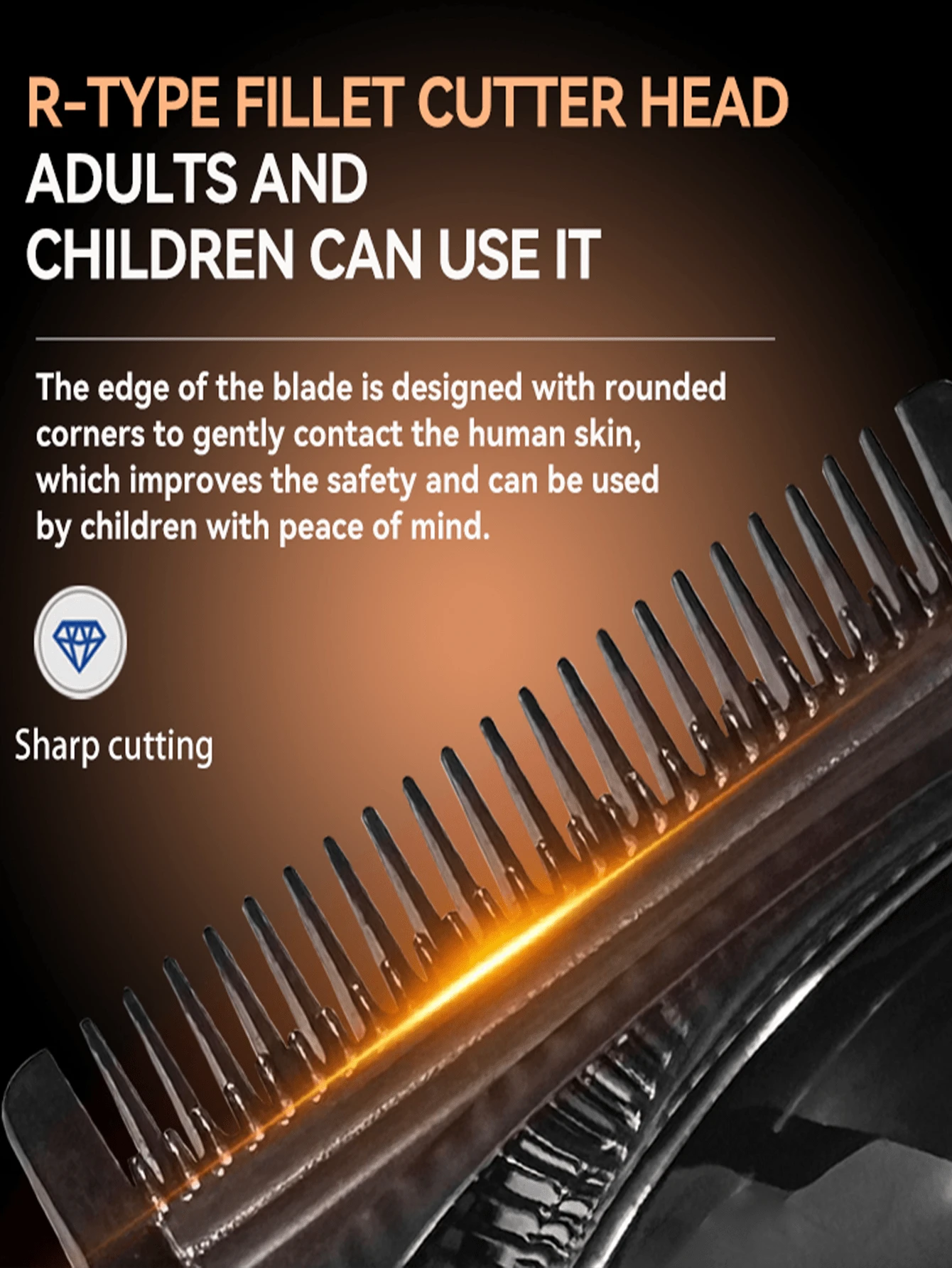 Máquina de cortar el pelo profesional Kemei KM-2229 para hombres - Cortadora de pelo ajustable a 9000 RPM, recortadora eléctrica de alta velocidad para un acicalado preciso - Negro - Añade 3