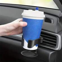 1pc PVC Cup Holder For Car, Adjustable Car Beverage Holder, Universal Portable Beverage Holder With Sponge Pad Design - Suitable For Water Bottles And Cans