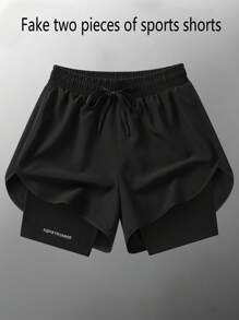 2 Stücke Damen Sommer Sportshorts, integrierte Sicherheitsshorts, geeignet für Yoga, Radfahren, Training, Fitness, Laufen