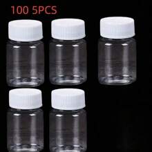 1pc 5Pcs 15 100ml Plastic Pill Bottles With Seal Caps - Ideal Empty Medicine Dispenser For Capsules Cosmetics And Storage Containers 50ML 30ML