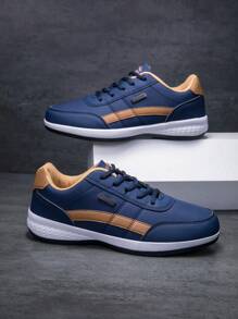 Men's Fashion Style Breathable Running Shoes With Socks, Round Toe, Low-Cut, Flat Heel, Mesh, Large Size, For Cross-Border