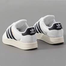 Adidas SUPERSTAR HOME Classic Trefoil Black & White Canvas Sneakers