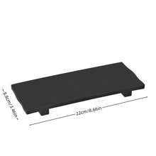 1pc Silicone Base Non-Slip Display Tray For Bathroom Kitchen Sink Soap Dish, Candle Plant Tray, Farmhouse Decor Countertop Organizer, Soap Holder Kitchen Bathroom Accessories, Cosmetic And Bathroom Countertop Tray For Fragrance Spray, Shower Gel, Skin Care And Household Items (8.66 Inches) (9.84 Inches) Two Sizes