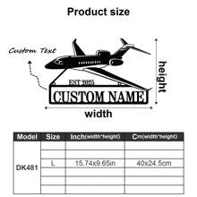 One Custom-Designed Metal Wall Hanging Featuring Airplanes, Helicopters, Fighter Jets, Pilots, And Aviation Themes - Customizable With Name, Date, And Text - Airplane Silhouettes And Cityscapes, Badges And Military Aircraft Gifts, Perfect For Birthdays And Graduations. - Multicolor - View 38