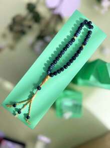 1pc 33pcs 10mm Handmade Beaded Bracelet, Muslim Prayer Beads