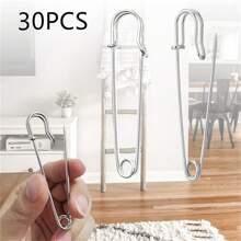 30pcs Pins, 7 Sizes Extra Large Pins - Suitable For Blankets, Sofas, Home Decor, Sweaters, Sewing, Scarves, Skirts, Crafts, Etc.