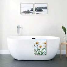 2pc Various Styles Home Kitchen Decorations Kitchen Towels Dish Towels Kitchen Hand Towels 40X60cm  Dish Towels Quick Dry Microfiber Cloth Dish Towels For Kitchen Drying Towel 16*24 Inch  ,Coastal Ccean Sand Wave Blue Teal