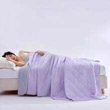 1pc Extra Large Cooling Blanket Suitable For Hot Sleepers, Double-Sided Design Cool Quilt, Lightweight And Soft Cooling Blanket For Summer Sleeping