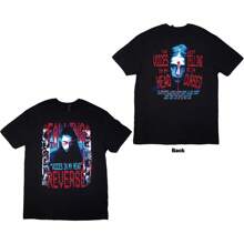 Falling In Reverse | Official Band T-Shirt | Voice Collage (Black) (Back Print) - 48-Hour Fast Shipping!  - Black - View 1