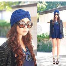 1pc Unisex Watermelon Print Stretchy Turban Hat, Yoga Head Wrap - Multicolor - View 11