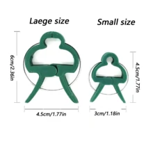 10pcs/Set Garden Vine Fixation Clips, Tomato, Cucumber, Bean, Greenhouse Vegetable Climbing Fixture Clamps, Plastic Plant Fastener Clips For Garden, Orchard, Flower
