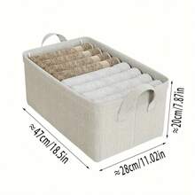 1 stuk bureau-organizerbox, opvouwbare opbergmand van bamboevezels en staal, geschenkdoos, opbergmand voor kleding/speelgoed/snacks, badkamerdecoratie, zomer, terug naar school