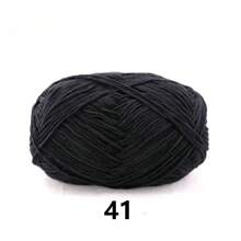 DUWEN 1.5mm Matte Chenille Yarn Doll Thread Handmade Crochet Knitted Material Thin Ice Stripe Thread