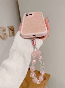 1 件装 全新时尚超大裂珠花朵手机挂绳吊坠包包饰品 - 彩色 - 查看 8