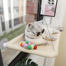 Cozy Cat Hammock Window Seat - Four Season Universal, Strong Suction Cups, Window Mounted, Sturdy, , Comfortable, Indoor Cat Bed For Cats Of All Ages And Sizes