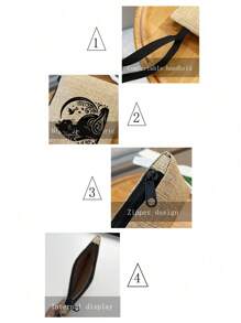 Khaki Linen Tote Bag,Including A Black Cartoon Cat Pattern Tote Bag And A Small Bag/Coin Purse,Mother's Day Gift, Personalized Gift Package, Yellow Linen Black Tote Bag With,Combination Of Small And Large Bags,Suitable For Weddings,Birthdays,Beaches, Holidays, Making It For Women,Mothers,Teachers, Friends, Bridesmaids,Big Bags,Students,Returning To School,The Perfect Gift For Animal Lovers