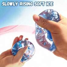 1/3Pcs Random Color Cube Stress Balls Sensory Ice Toy Balls For Anxiety Relief - Funny Fidget Stress Balls Stress Calming Toys