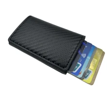 Men's Anti-Theft And Anti Demagnetization Aluminum Alloy Business Wallet, Pop-Up Card Slot, Credit Card Clip, Bank Card Clip Design Slim And Compact, Multiple Card Slots And ID Card Window, Aluminum Alloy And Imitation Leather Materials, Perfect Lover Gift Suitable For Teen Summer Casual Outdoor Athletic Or Vacation Travel Or Graduation Gifts Or Birthday Dress Accessories Formal/Business Formal - Multicolor - View 11