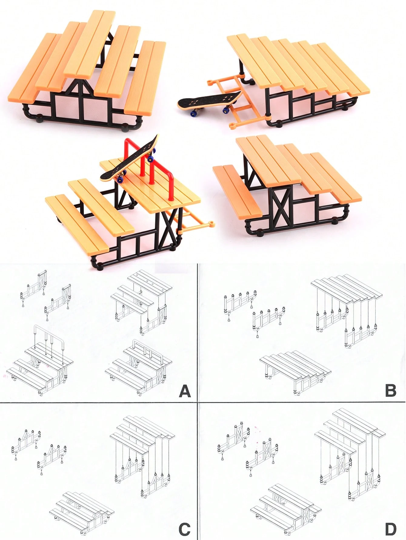 Projet de Skatepark - Wood Structure