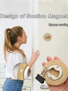 1/3/Customizable Bamboo Bottle Opener With Name And Date, Suitable As Wedding Gifts, Can Be Used As Handmade Magnetic Bottle Opener, Fridge Magnet, Wedding Favors, Multi-Functional Wooden Bottle Opener Suitable For Guests, Ideal Wedding Souvenirs