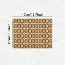 1pc Coffee Mat - Hide Stain Absorbent Rubber Backing Quick Dry Mat For Kitchen Counter Coffee Bar Accessories Dish Drying Mat For Coffee Maker Coffee Maker Coffee Pot Espresso Maker
