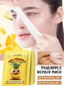 SADOER Mix 1 Peça/15 unidades/30 unidades/50 unidades Máscara Facial Hidratante com Estampas de Anime, Plantas e Frutas