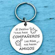 1pc Unbreakable Connection, Best Friends Stainless Steel Keychain - Perfect Gift For Sisters, Girlfriends, And BFFs