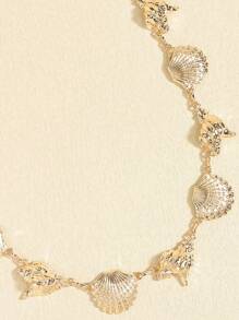 1pc Vintage Starfish & Shell Body Chain Jewelry, Versatile Minimalist Sexy Design Suitable For Any Occasion, Perfect Gift